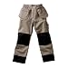 Blaklader Workwear Heavy Worker Pant with Utility Pockets, 34-Inch Waist, 34-Inch Length, 12-Ounce Poly-Cotton Khaki/Black