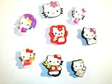 Hello Kitty Shoe Charms 8 pc Set - Jibbitz Croc Style