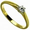 9ct White Gold Ladies 10pt Diamond Solitare Ring