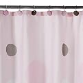 Tiddliwinks Shower Curtain - Mod Pink/ Brown