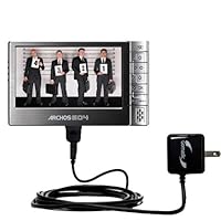 Advanced Archos 604 Rapid Wall AC Charger - Amazingly powerful home charge design built with Gomadic Brand TipExchange