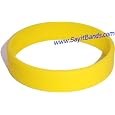 Child Size Yellow Wristband for Kid One Silicone Bracelet