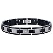 Tungsten 0.09 ct. Diamond Men's Tennis Bracelet