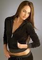 Juicy Couture Long Sleeve Velour Hoodie Jacket Loungewear