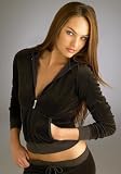 Juicy Couture - Juicy Couture Long Sleeve Velour Hoodie Jacket Loungewear