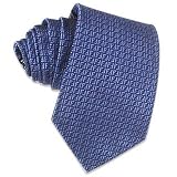 Fendi Woven Silk Tie Black - Silver