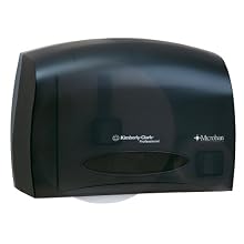 Kimberly-Clark Professional In-Sight 09602 Smoke Grey Coreless JRT Bath Tissue Dispenser