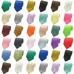 WHOLESALE LOT MENS 10 NECK TIE NEW NECKTIE SOLID COLORS