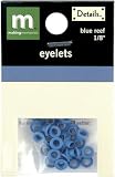 Making Memories Circle Eyelets 1/8 in. blue reef package of 25