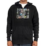 DC Mens Sweatshirt Main Zip Charcoal