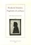 Fragments de po�tique et autres textes : Edition bilingue fran�ais-allemand