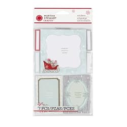 Martha Stewart Crafts Snow Lace Frame Stickers
