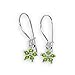 Childrens Flower Earrings with Swarovski Crystal title=