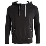 Soul Cal Ribbed Button Hooded Knit - Dark grey - Mens