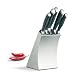 Kitchen Craft 5 piece knife set in stainless steel block [Kitchen & Home]
