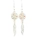 Jewelry : Beautiful! Sterling-silver Yellow-gold Black Hills Gold Dream Catcher dangle-earrings