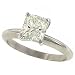1.50ct Radiant Cut Diamond Solitaire Ring Egl G-H/si2