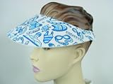 Swim team swimming novelty print sun visor cap super lightweight