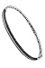 14K White Gold Black and White Diamond Bracelet, 1.45 CTW