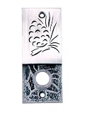 Pine Cone Rectangular Doorbell