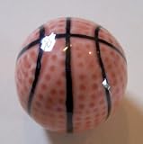 Basketball Shaped Ball Ceramic Cabinet Drawer Pull Knob