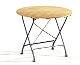 Review Jati  / Teak and Wrought Iron Bistro Table 0.8m