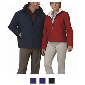 Weatherproof - Mens Fleece Lined PVC Jacket (WP3069) by Weatherproof