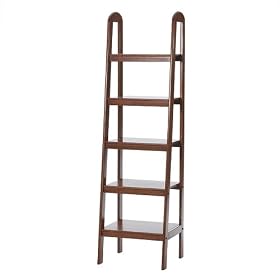 Madison Loop Ladder Bookcase - Walnut