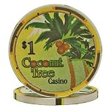 10 g Ceramic Coconut Tree Poker Chips