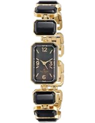 kate spade new york Womens 1YRU0327 Gold Black Wythe Bracelet Watch