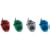 Master Lock 4603D 24-Inch Retractable Cable Lock in Red, Blue, Green, or Clear, 1-Pack