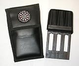 Black Dart Case - Holds Assembled Set of Darts