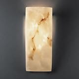 Justice Design FAL-5135, LumenAria No Metal Glass Wall Sconce Lighting, 1 Light, 60 Total Watts