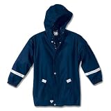 Jeantex Kitty Kids Waterproof Rain Jacket, Dark Blue, 110