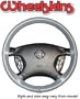 Wheelskins Original One Color Genuine Leather Steering Wheel Covers -- 14 3/8 by 3 13/16 Color:Brown