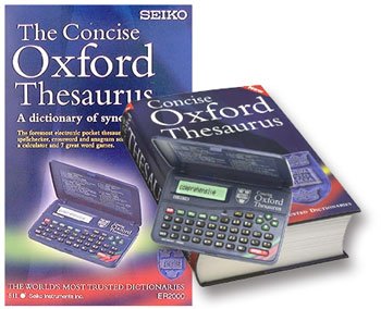 Childrens Toyshop  Computer : Seiko ER-2000 Concise Oxford Thesaurus
