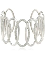 Silver Diamond Cuff Bracelet (0.50 cttw, I-J Color, I2-I3 Clarity)