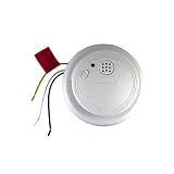 Universal Security Instruments USI-1103 120-Volt AC/DC Wired-In Ionization Smoke and Fire Alarm with Silence Feature and Lithium Battery Back-Up