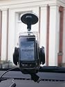OLIVIASPHONES SAMSUNG F480 TOCCO MOBILE PHONE CAR CHARGER, A WINDSCREEN MOUNT HOLDER, CLEAR CRYSTAL CASE ACCESSORIES PACK