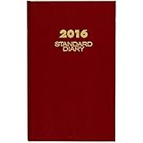 AT-A-GLANCE Standard Diary 2016, Daily Diary ,8 X 12.5 Inch, Red (SD376_16)