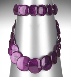 Disc Bead Necklace 