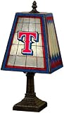 Texas Rangers 14-Inch Art Glass Lamp