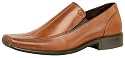 Base London Mens Slip On Square Toe Shoe Tan
