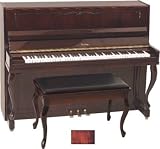 45 Chippendale Console Piano (Walnut Polish)