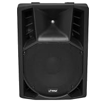 Big Sale PylePro PPHP128AI 12-Inch 1200-Watt Powered 2-Way Full Range PA Speaker with iPod Dock/USB/SD, Remote Control, Microphone