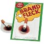 Brandfleck mit Zigarette