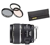 Canon EF-S 17-85mm f 4-5.6 IS USM Autofocus Lens for Select Digital SLR Cameras (White Box) With 3PC Filter Kit and Filter Case