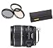 Canon EF-S 17-85mm f/4-5.6 IS USM Autofocus Lens for Select Digital SLR Cameras (White Box) With 3PC Filter Kit & Filter Case