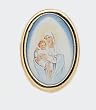 Gold Plated Religious Lapel Pin - Our Lady of Snows