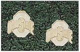 LogoArt Ohio State Buckeyes 10K Gold Team Font Post Earrings